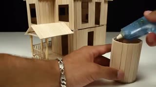 ساخت کاردستی عالی  خونه