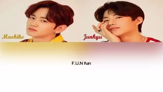 Junkyu x Mashiho - FUN lyrics (cover) | YG TREASURE BOX