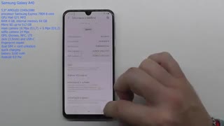 بررسی گوشی موبایل a40 سامسونگ