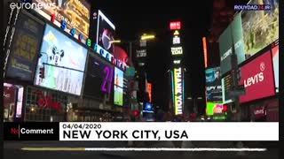 بلایی که کرونا سر نیویورک و خیابان‌های معروفش آورد!