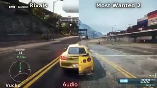 Need for Speed Rivals vs Need for Speed Most Wanted 2