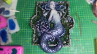 ✅ آموزش طراحی  و ساخت مجسمه پری دریایی در حوضچه