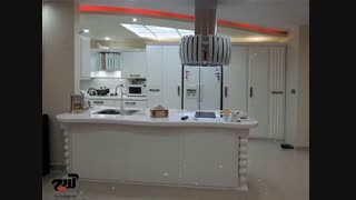 پروژه 1 – طراحی و اجرای کابینت آشپزخانه نئوکلاسیک در عظیمیه کرج